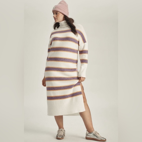 NWT! Anthro Daily Practice Karigan Midi Sweater Dress: Turtleneck Edition🧣🪞 - Picture 5 of 11
